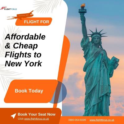 Affordable & Cheap Flights to New York | Call at 0800-054-8309 for More Details